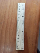 De alta calidad de 15cm 20cm 30cm regla de madera regla métrica de regla de doble cara de aprendizaje de papelería de oficina