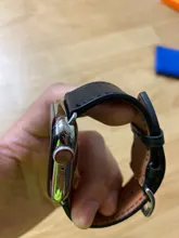 Correa de cuero de vaca 100% auténtico para Apple Watch 6 SE 5 4, correa de 42MM, 38MM, 44MM y 40MM para iWatch 6 5 4