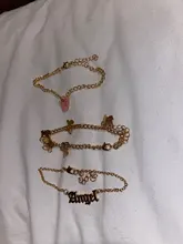 DIEZI-tobillera con cadena de Color dorado para mujer y niña, pulsera de tobillo Estilo Vintage bohemio, corazón, mariposa, joyería de playa, 6 estilos