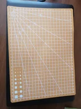 Tapete de corte de doble cara A4, almohadilla cortada duradera, herramienta de retales, placa de corte hecha a mano, material escolar oscuro de 22x30cm