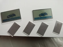 2 uds E90 pantalla LCD para 2 uds/lote 2 ruso-coche sistema de alarma StarLine E90 LCD llavero para mando a distancia E90 Control remoto llavero