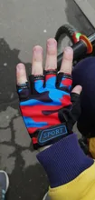 Guantes antideslizantes y transpirables para niños y niñas, guantes de medio dedo para ciclismo, correr y deportes al aire libre