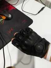 Guantes de moto de cuero auténtico para invierno y verano, equipo de protección para Motocross con pantalla táctil