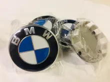 20 unids/lote 68mm 10 pines coche tapas de cubo de rueda llanta tapas cubre emblema insignia para bmw 1 3 5 7 X3 X5 M3 M5 36136783536