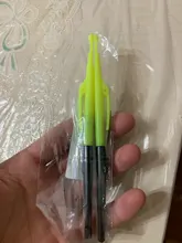 2 uds. Ganchos para pesca con mosca, herramientas para atar, separador de anzuelos de pesca, separador de plástico, removedor de anzuelos, Disgorger, recolector de nudos, nivel amarillo + negro