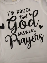 Body de manga larga Unisex para bebés y niños, mono divertido con frase Im Proof God reandings, Ropa de otoño e invierno