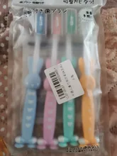 4 unids/set de dibujos animados lindo cepillo de dientes para niños de carbón de bambú mango corto Niños cepillo de dientes de bebé cuidado de los dientes