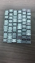 30 unids/lote borde plano DIP 5 Pin tipo B Micro conector USB hembra Puerto plano Jack cola Sockect para Samsung Lenovo Huawei ZTE ect