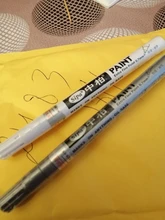 Rotulador metálico de punta fina para pintura, marcador permanente, no tóxico, 8 colores para elegir, 0,7mm, 1 Uds.