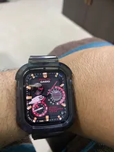 + Correa de reloj Apple apple Watch banda 44mm 40mm 42mm 38mm accesorios correa de silicona blanda transparente Apple watch Serie 6 iPhone 5 4 3