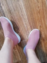 Zapatos vulcanizados para mujer, zapatillas planas ligeras a la moda, de malla transpirable, informales, talla de zapatillas 43, primavera 2021