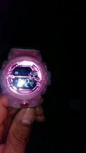 UTHAI CE35 niños reloj deportivo para niñas adolescentes chico electrónica Digital relojes reloj jalea transparente impermeable