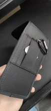 THINKTHENDO-bolsa colgante para teléfono, riñonera negra clásica con Clip para cinturón, para iPhone