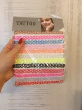 12 unids/lote nueva Collares Vintage gargantilla extensible de tatuaje Collares encanto Punk gótico Retro elástico collar de colgantes