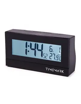 Digital Alarm Clock with Timemark Temperature Alarm clock with calendar, temperature and blue backlight
Digital Alarm Clock with Timemark Temperature Alarm clock with calendar, temperature and blue backlight