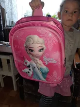 Mochila escolar de dibujos animados de Disney, Elsa, Sofía, para niñas y adolescentes, Mochila de princesa ortopédica Infantil
