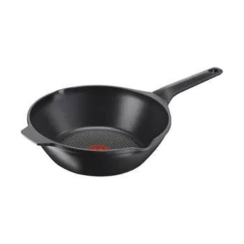 Wok Pan Tefal AROMA Ø 28 cm Titanium excellence Black 
Wok Pan Tefal AROMA Ø 28 cm Titanium excellence Black