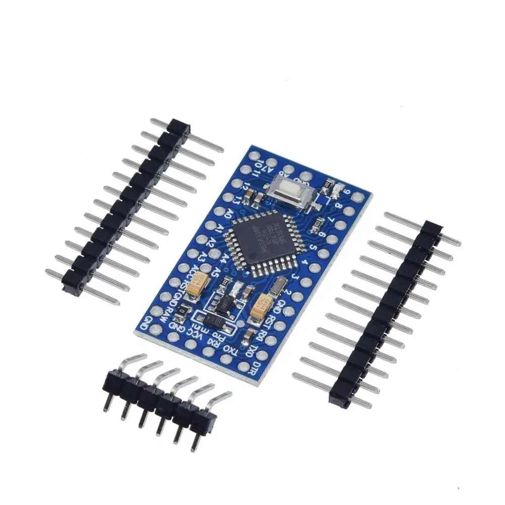 Pro mini Atmega328P-AU Pro Mini 328 Mini ATMEGA328 3.3V 8MHz 5V 16Mhz for Arduino Compatible Nano CP2102 FT232RL
Pro mini Atmega328P-AU Pro Mini 328 Mini ATMEGA328 3.3V 8MHz 5V 16Mhz for Arduino Compatible Nano CP2102 FT232RL