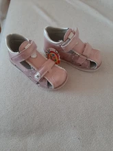 Sandalias de verano para niños y niñas, zapatos ortopédicos de princesa con flores de cuero PU, Punta cerrada