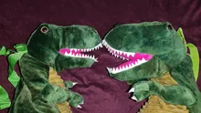 Mochila de dinosaurio 3D creativa para padres e hijos, bonita mochila de felpa para viñetas de animales, bolsa de dinosaurios, regalos para niños