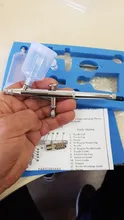 PISTOLA DE PULVERIZACIÓN de doble acción, juego de aerógrafo de gatillo con puntas, 3 tazas, modelo de PISTOLA DE PULVERIZACIÓN, cepillo de aire para herramienta de uñas, tatuaje, arte, 0,2/0,3/0,5mm