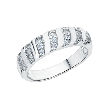 Silver ring with cubic zirconia sunlight sample 925 
Silver ring with cubic zirconia sunlight sample 925