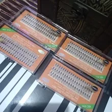 Pestañas postizas individuales, pestañas falsas individuales de 0,07mm, de seda suave Natural, herramientas de maquillaje