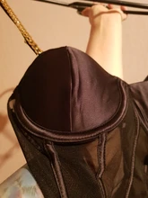 Criptográfico de malla negro Bodi transparente de cadena de Metal sin respaldo tirantes body Sexy Bodycon mono del Club de la moda de fiesta