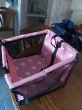 Portador de Mascota para coche, bolsa de viaje para asiento de perro y gato, impermeable, plegable, bolso para cachorro, alfombrilla, cubierta, canasta de Seguridad, 1 Uds.