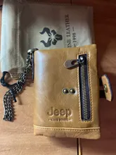 Cartera de piel auténtica con doble cremallera para mujer, monedero pequeño con cierre, tarjetero de identificación