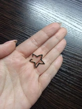 Pendientes de estrella hueca para niña, pendientes con tachuelas bohemios Vintage de cartílago falso, aretes de Clip para mujer, aretes punk rock