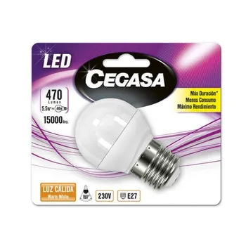 Spherical LED Light Bulb Cegasa E27 5,5 W A+ 
Spherical LED Light Bulb Cegasa E27 5,5 W A+