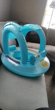Cojín de asiento inflable para niños, sombrilla, asiento de juego de piscina al aire libre, protector solar, asiento flotante en agua, juguetes inflables