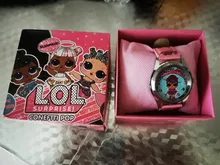 Lol-reloj sorpresa Original, muñeca de dibujos animados de Anime, accesorios de juguete de cuero para niños, regalo de cumpleaños, Navidad y Halloween