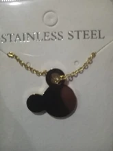 Collares de acero inoxidable de Mickey Castle para niños, joyería, Mini ratón, conejo, collar, collier, 2020, venta al por mayor