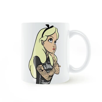 320mL Cute Punk Alice In Wonderland Cartoon Water Cup Milk Coffee Ceramic Mug Home Office Collection Cups Boy Girl Festival Gift
320mL Cute Punk Alice In Wonderland Cartoon Water Cup Milk Coffee Ceramic Mug Home Office Collection Cups Boy Girl Festival Gift