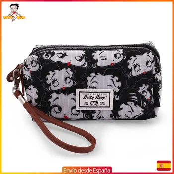 BETTY BOOP Cosmetic Toiletry bag with removable side handle, two separate compartments with closure and lining
BETTY BOOP Cosmetic Toiletry bag with removable side handle, two separate compartments with closure and lining