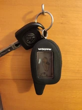 Fundas de llave de silicona M7 para coche, Protector de pantalla LCD de dos vías, con alarma, Control remoto, para Scher Kan Magicar 7, 8, 9, 10, 11, Ruso