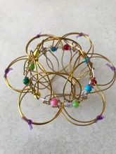 Fidget Juguetes | Juguetes Fidget | Fidget Juguetes Popit hacer magia de acero anillo de hierro de descompresión cesta Flexible suave mágico Juguetes Anti estrés regalos de los niños Juguetes