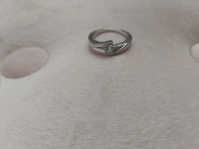 Anillo de piedra de circón redondo y pequeño para mujer, joyería de boda de Color plata Vintage, anillos de compromiso de cristal para mujer