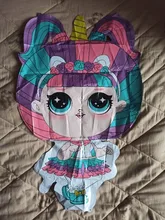 Anime nuevo LOL sorpresa 18 pulgadas globo de figura juguetes habitación Dcorations globos de papel de aluminio juguete niños chica lols juguetes regalo de cumpleaños