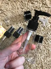 7 unid/set Mini viaje cosméticos de maquillaje de la cara crema olla botellas de plástico transparente accesorios de viaje vacía maquillaje contenedor botella