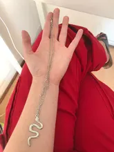 Nuevo Animal serpiente pendientes collar de serpiente COLLAR COLGANTE de las mujeres estilo minimalista de aleación de mujer moda joyería de cumpleaños regalo fiesta