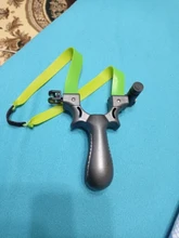 Tirachinas profesional de plástico ABS para caza, catapulta, tirachinas para exteriores, color negro