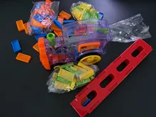 Juego de tren dominó para niños, con luz de sonido, automático, bloques de dominó coloridos, juego educativo DIY, juguete para regalo