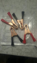 Connector-Plug Battery Alligator-Clips Test-Lead-Clips Crocodile Caravan Power Red Black