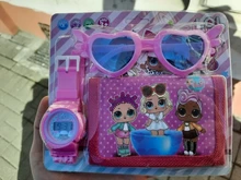 Lol-conjunto sorpresa Original, gafas, cartera, reloj, chica, juguetes de dibujos animados para niños, regalo de Navidad y Halloween