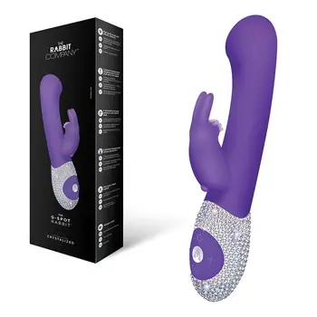 Vibrating massager The G-spot Rabbit decorated with rhinestones handle 22 cm.
Vibrating massager The G-spot Rabbit decorated with rhinestones handle 22 cm.