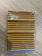 Barra de pegamento de fusión en caliente, sello de cera Lacquer Retro de Color metálico, bronce, oro rosa, herramientas de bricolaje, adhesivo de alta viscosidad 20 piezas * 7mm * 100mm