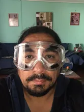 Mascarilla de Gas de media cara, respirador antipolvo, protección Industrial de Gas con filtros, 6200